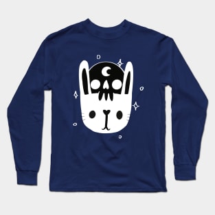 harajuku cute bunny skull Long Sleeve T-Shirt